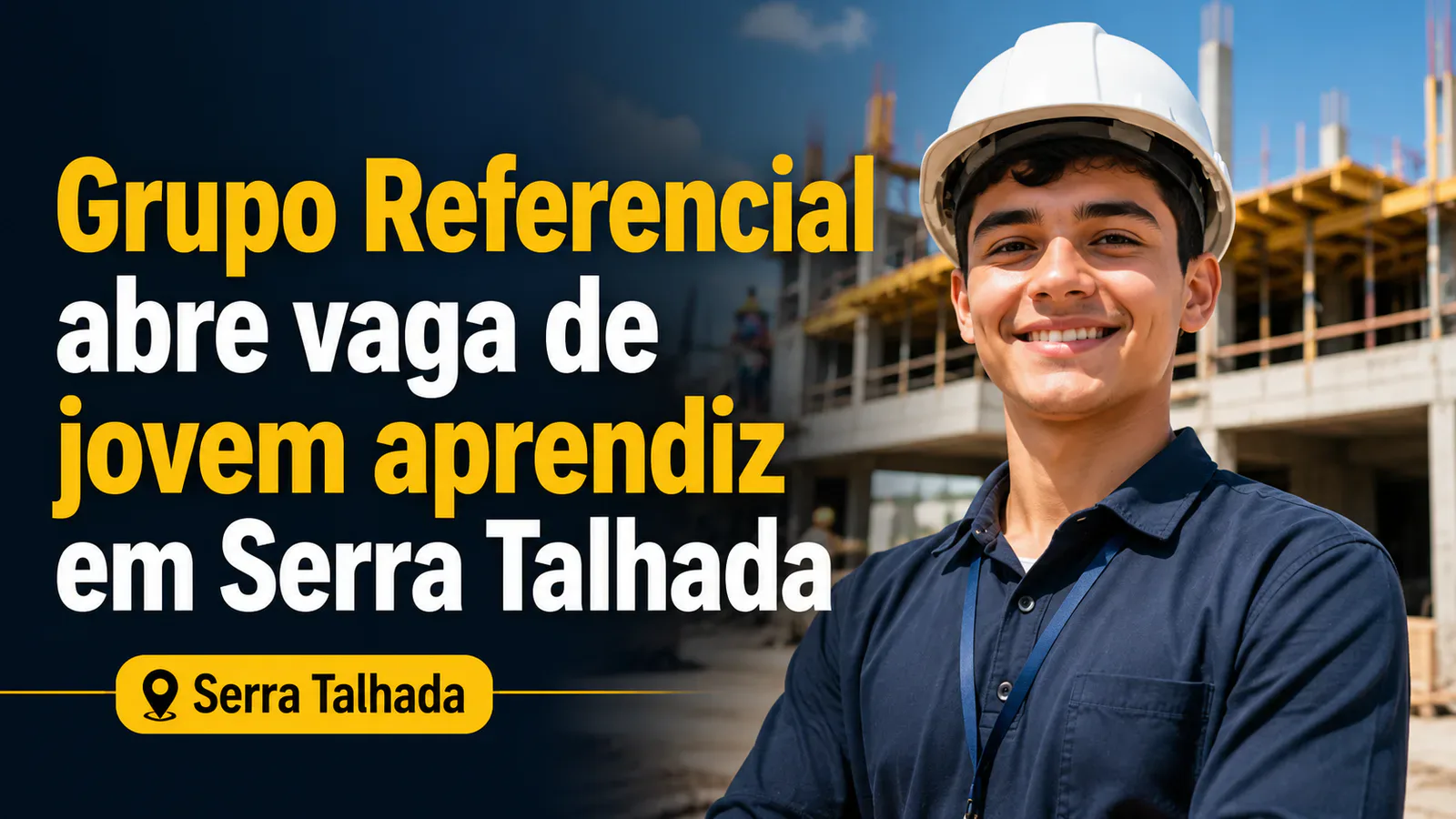 jovem aprendiz iniciando carreira em Serra Talhada